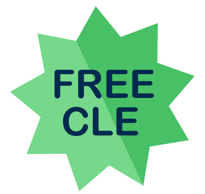 Image of green starburst: Free CLE